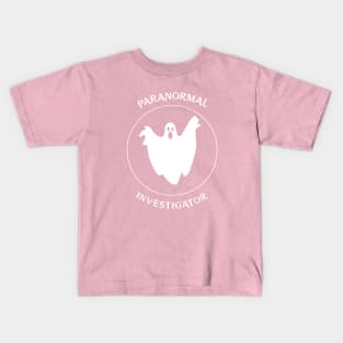 Paranormal Investigator Ghost Hunter Kids T-Shirt